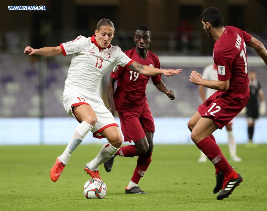 (SP)UAE-AL AIN-SOCCER-ASIAN CUP-QATAR VS LEBANON