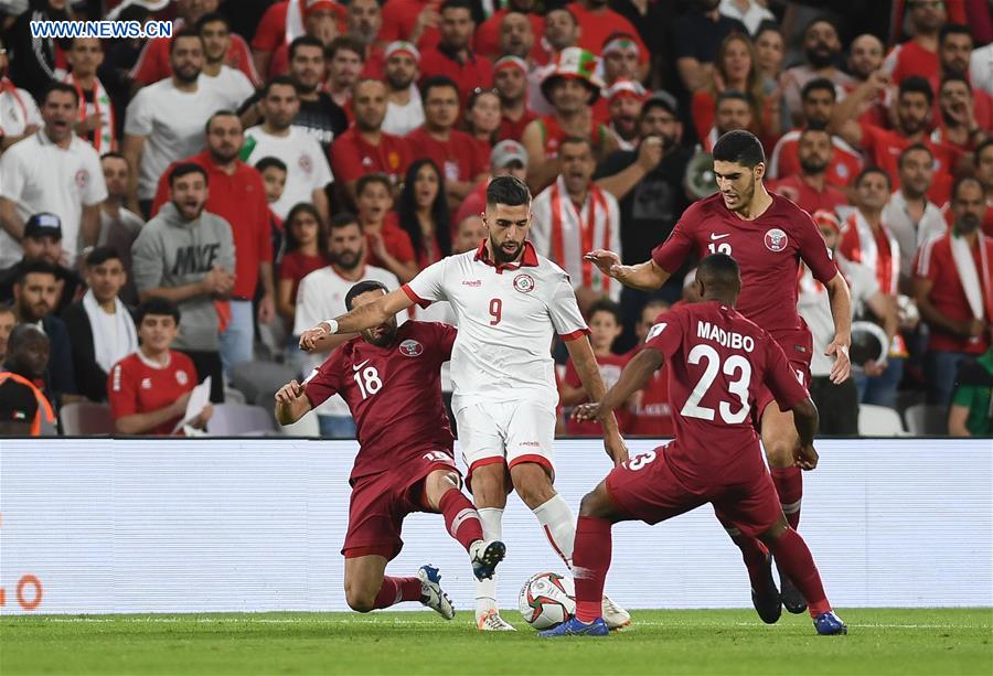 (SP)UAE-AL AIN-SOCCER-ASIAN CUP-QATAR VS LEBANON