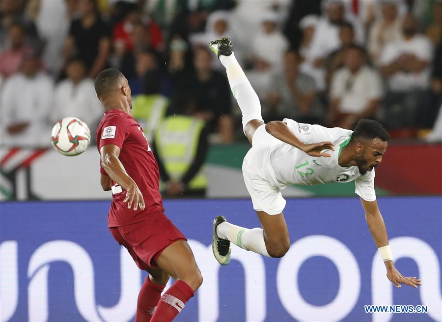 (SP)UAE-ABU DHABI-SOCCER-AFC ASIAN CUP 2019-GROUP E-SAU VS QAT