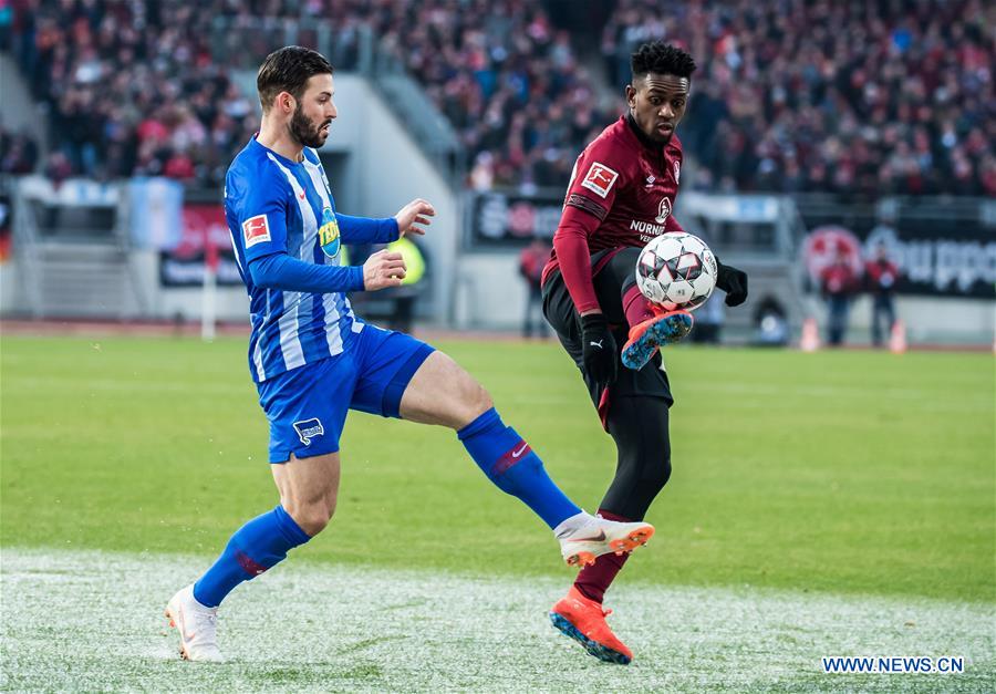 (SP)GERMANY-NUREMBERG-SOCCER-BUNDESLIGA-NUREMBERG VS HERTHA