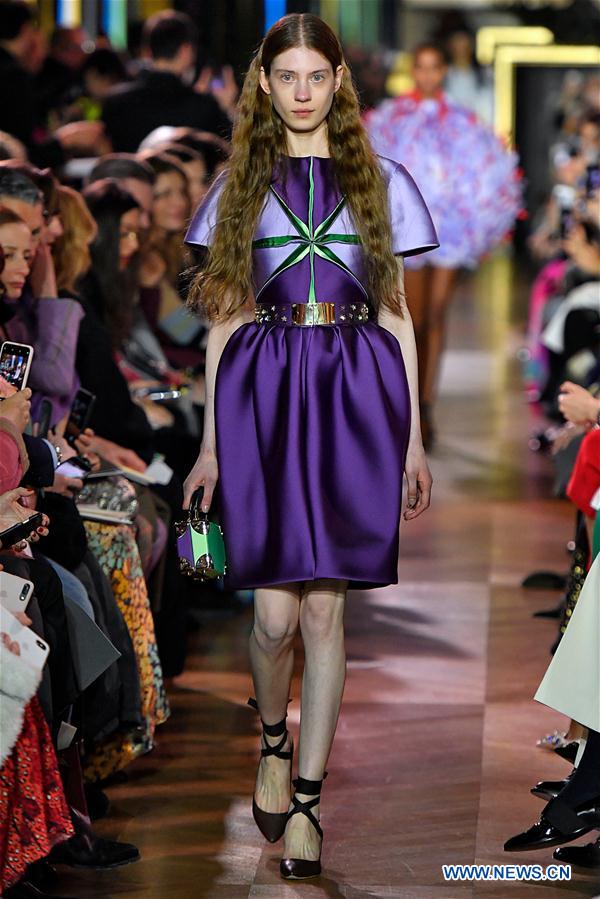 FRANCE-PARIS-FASHION WEEK-HAUTE COUTURE-SCHIAPARELLI