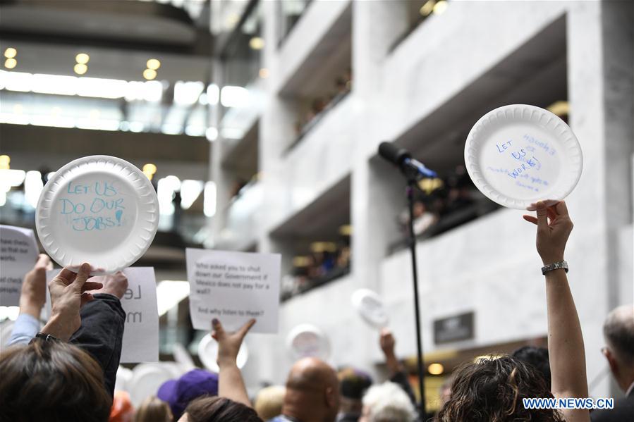 U.S.-WASHINGTON D.C.-PARTIAL GOVERNMENT SHUTDOWN-PROTEST