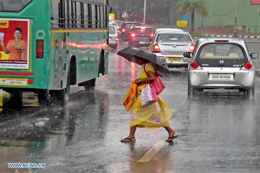 INDIA-BANGALORE-RAIN