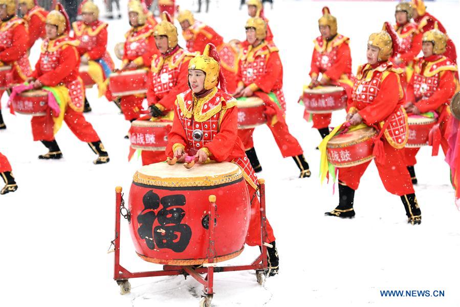 CHINA-HEBEI-SHIJIAZHUANG-DRUM PERFORMANCE (CN)