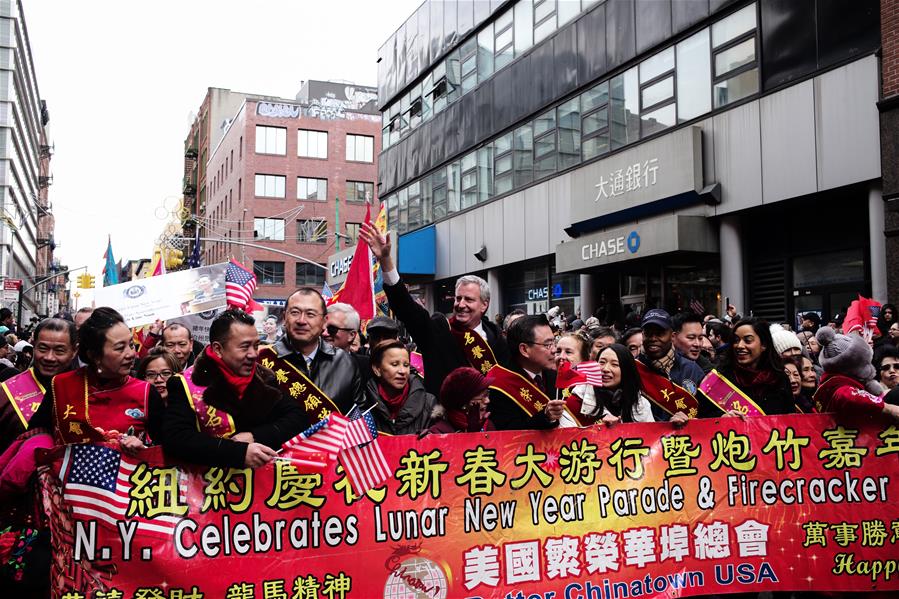 U.S.-NEW YORK-CHINATOWN-LUNAR NEW YEAR-PARADE