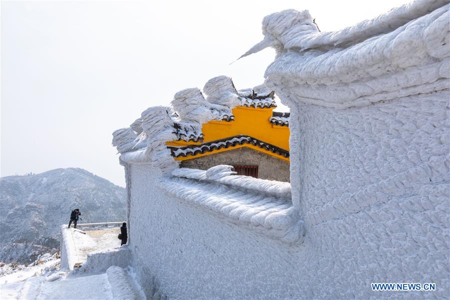 #CHINA-HUBEI-TIANTAI MOUNTAIN-SNOW (CN)