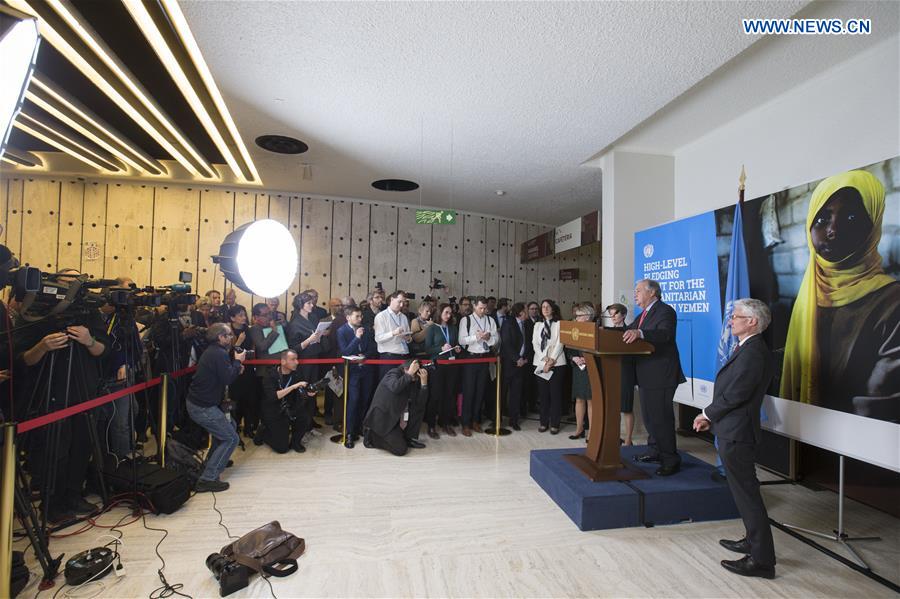 SWITZERLAND-GENEVA-UN-YEMEN AID CONFERENCE