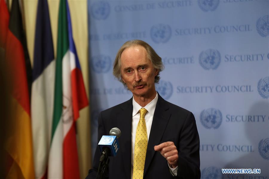 UN-SYRIA-SPECIAL ENVOY-PRESS ENCOUNTER