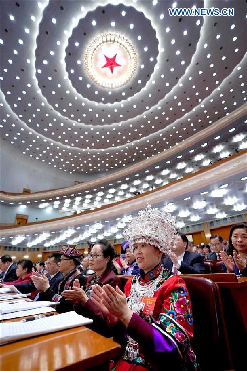 (TWO SESSIONS)CHINA-BEIJING-NPC-SECOND PLENARY MEETING (CN)