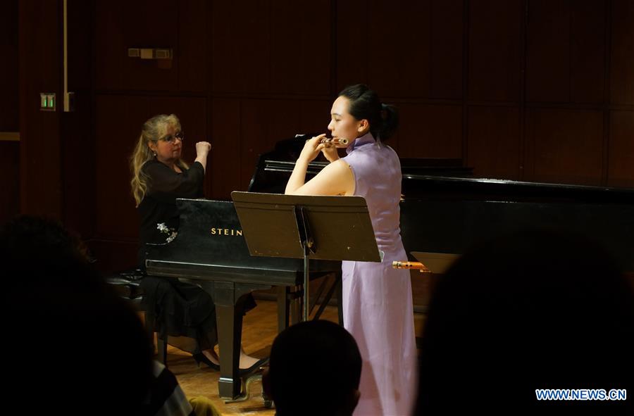 U.S.-NEW YORK-BAMBOO FLUTE CONCERT