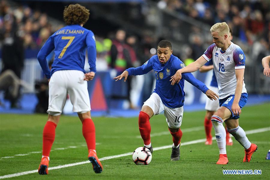 (SP)FRANCE-PARIS-UEFA EURO 2020 QUALIFIER-GROUP H-FRANCE VS ICELAND