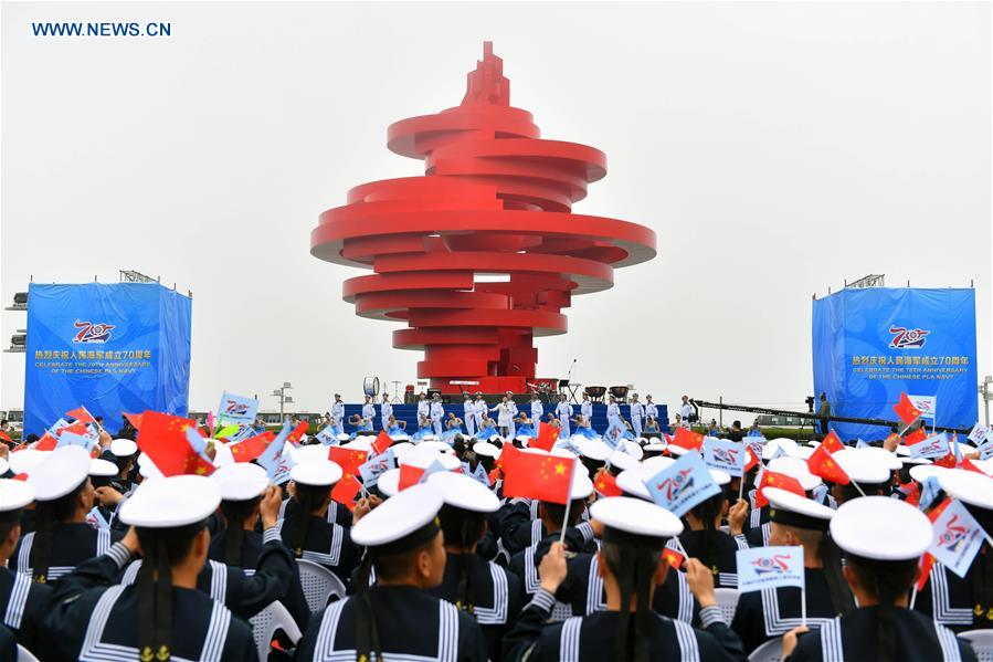 CHINA-SHANDONG-QINGDAO-MILITARY MUSIC DISPLAY (CN)