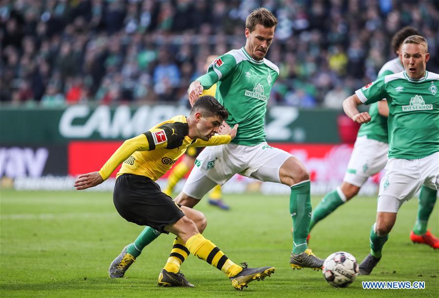 (SP)GERMANY-BREMEN-SOCCER-BUNDESLIGA-BREMEN VS DORTMUND