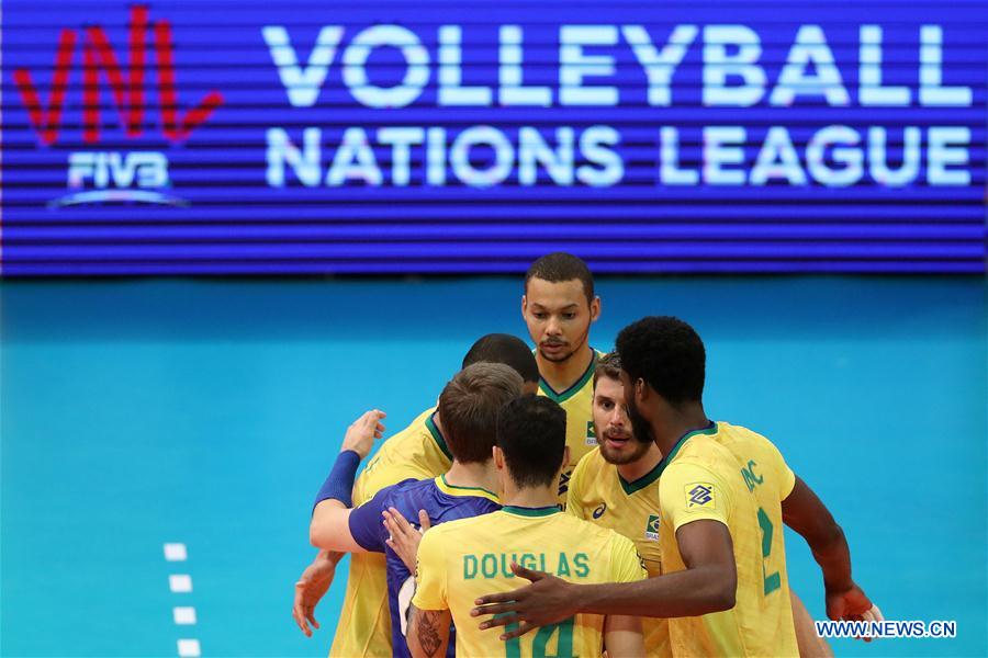 (SP)PORTUGAL-GONDOMAR-VOLLEYBALL-FIVB NATIONS LEAGUE-CHINA VS BRAZIL