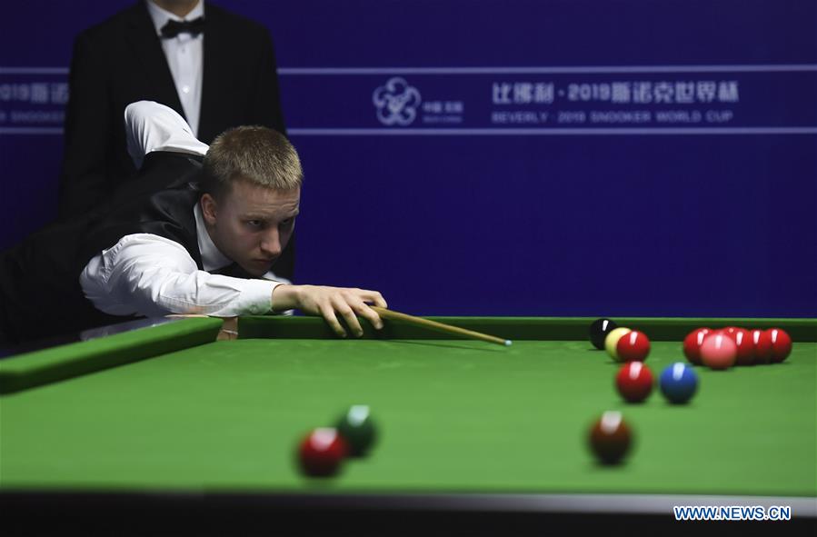 (SP)CHINA-JIANGSU-WUXI-SNOOKER WORLD CUP (CN)