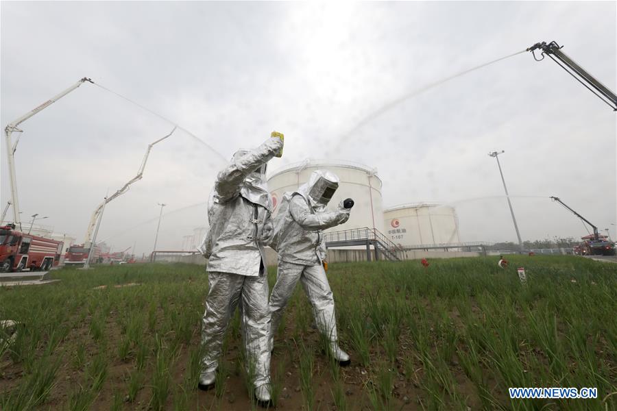 CHINA-BEIJING-DAXING AIRPORT-FIRE DRILL (CN)