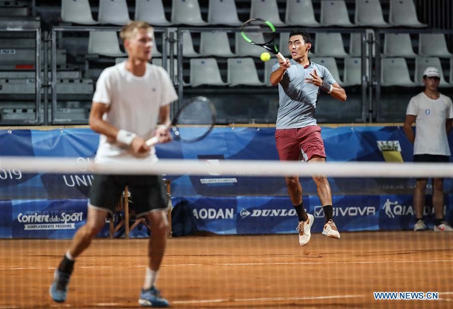 (SP)ITALY-NAPLES-SUMMER UNIVERSIADE 2019-TENNIS-MEN'S DOUBLES-FINAL