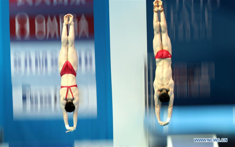 (SP)SOUTH KOREA-GWANGJU-FINA WORLD CHAMPIONSHIPS-DIVING-MIXED 10M SYNCHRONISED