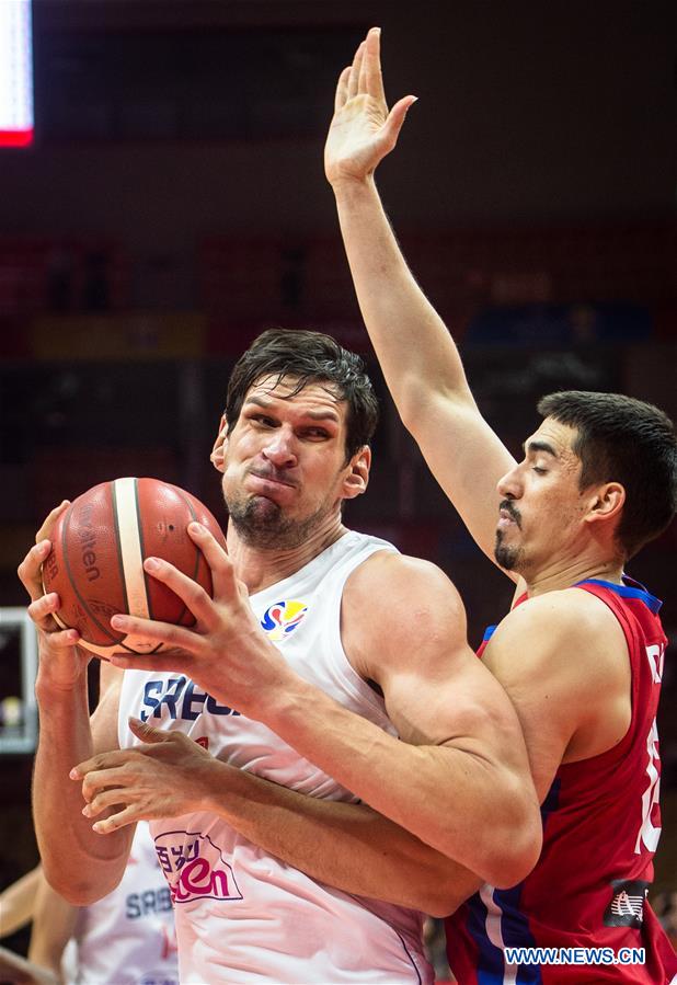 (SP)CHINA-WUHAN-BASKETBALL-FIBA WORLD CUP-GROUP J-SERBIA VS PUERTO RICO (CN)