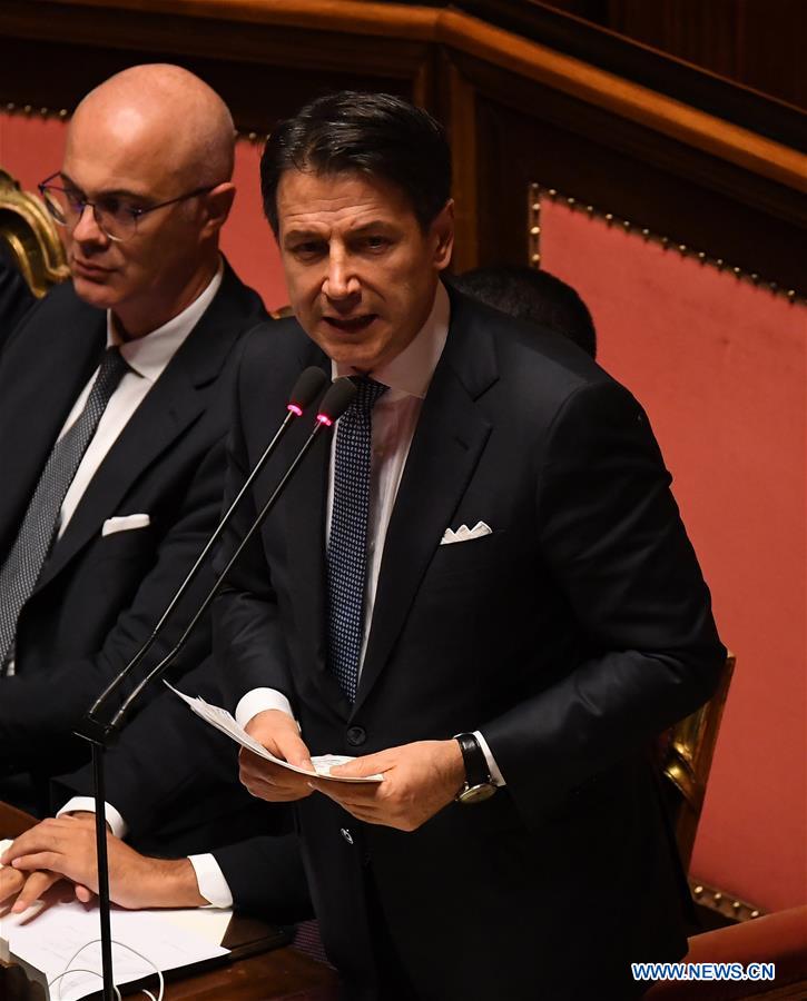 ITALY-ROME-SENATE-CONFIDENCE VOTE