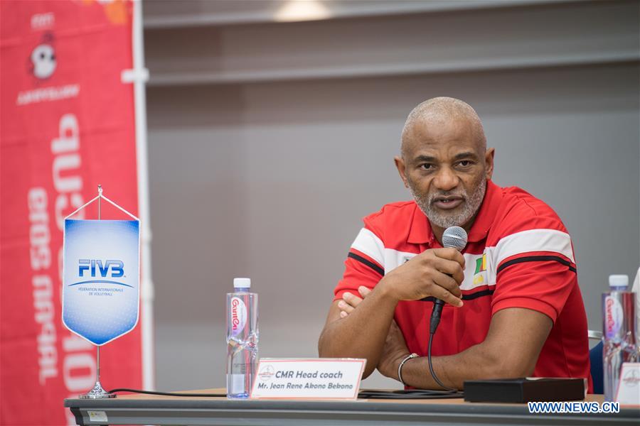 (SP)JAPAN-YOKOHAMA-VOLLEYBALL-WOMEN'S WORLD CUP-PRESS CONFERENCE