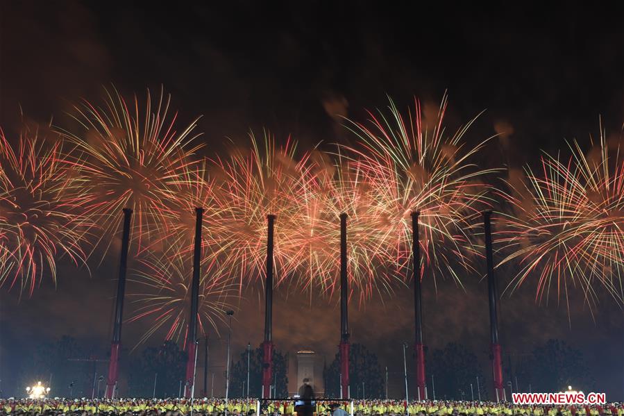 (PRC70Years)CHINA-BEIJING-NATIONAL DAY-CELEBRATIONS-EVENING GALA (CN)