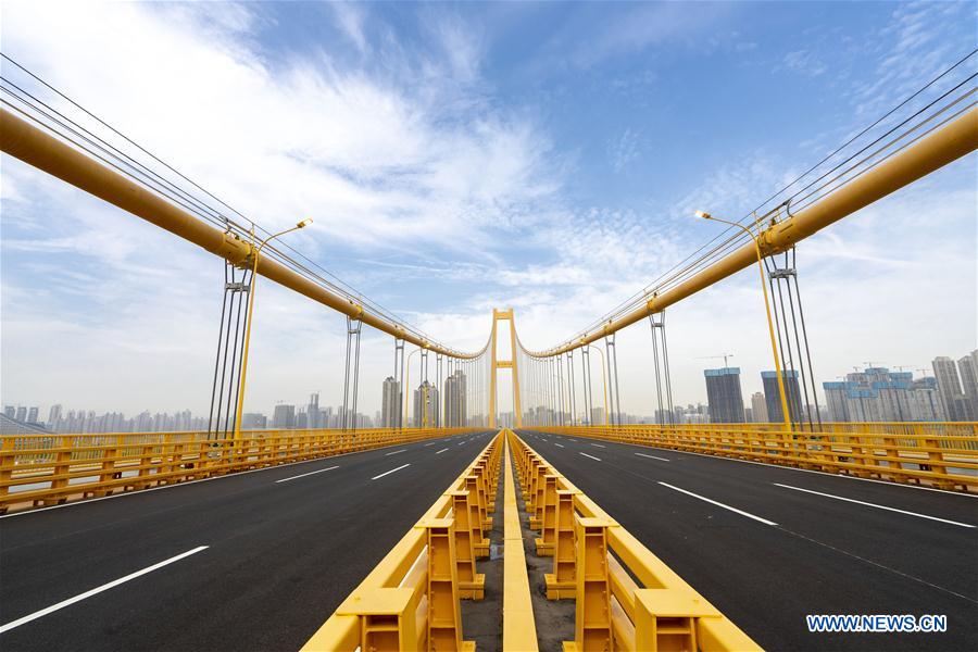 CHINA-HUBEI-WUHAN-DOUBLE-DECK SUSPENSION BRIDGE-OPENING TO TRAFFIC (CN)