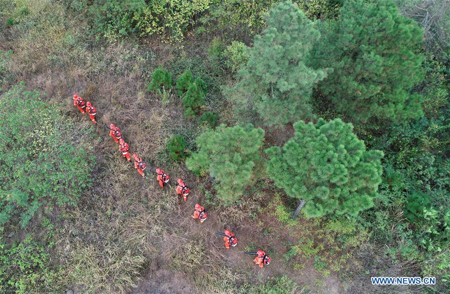 CHINA-ANHUI-FEIXI-FOREST FIRE-DRILL (CN)