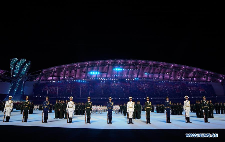 (SP)CHINA-WUHAN-7TH MILITARY WORLD GAMES-OPENING CEREMONY