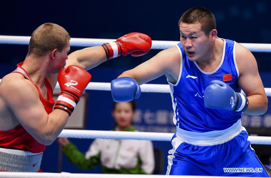 (SP)CHINA-WUHAN-7TH MILITARY WORLD GAMES-BOXING