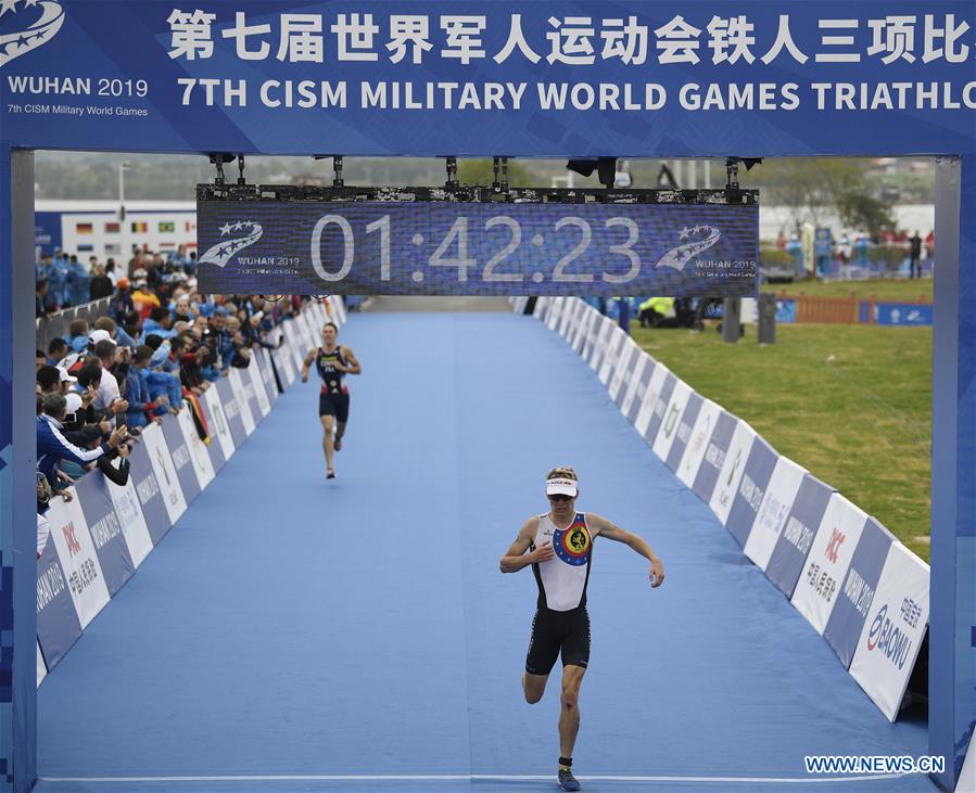 (SP)CHINA-WUHAN-7TH MILITARY WORLD GAMES-TRIATHLON