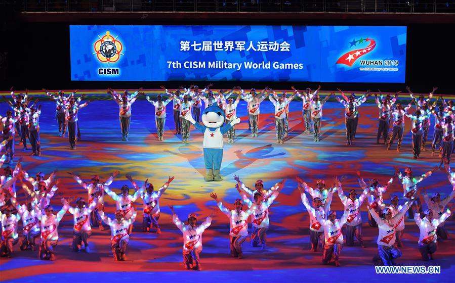 (SP)CHINA-WUHAN-7TH MILITARY WORLD GAMES-CLOSING CEREMONY