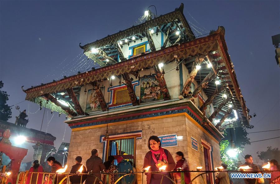 NEPAL-KATHMANDU-FULL MOON DAY-PRAYERS