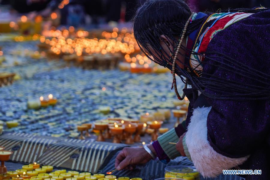 CHINA-QINGHAI-XINING-BUTTER LAMP FESTIVAL (CN)