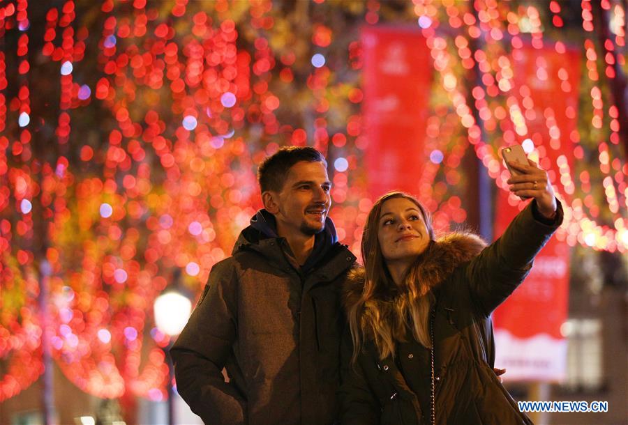 FRANCE-PARIS-CHAMPS-ELYSEES-CHRISTMAS ILLUMINATIONS