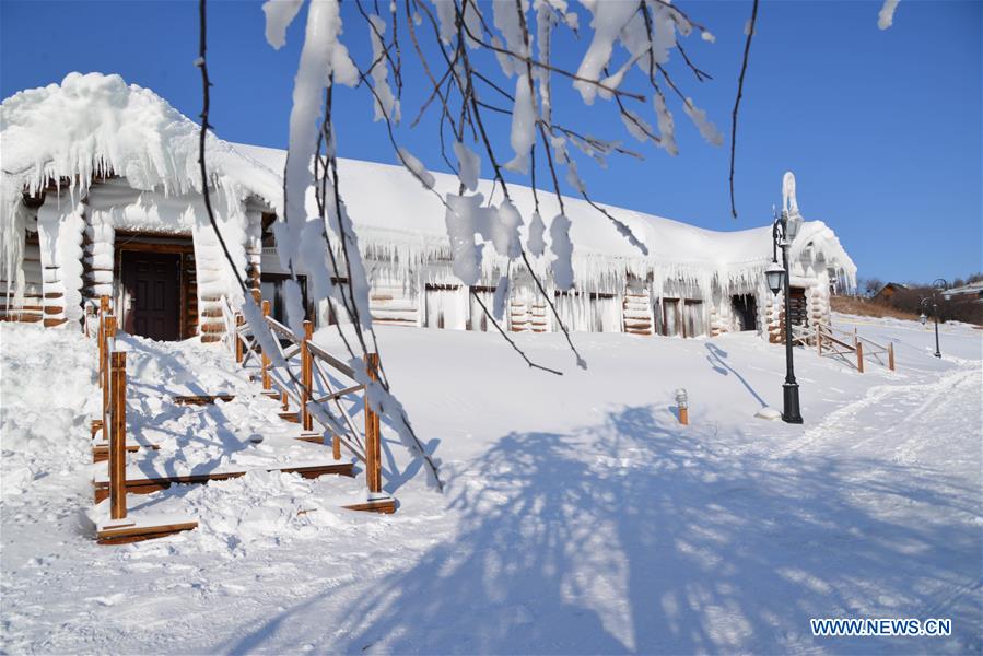 CHINA-INNER MONGOLIA-YAKESHI-WINTER SCENERY (CN)