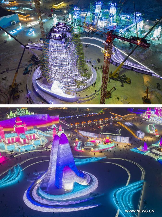 CHINA-HARBIN-ICE-SNOW WORLD-CONSTRUCTION (CN)