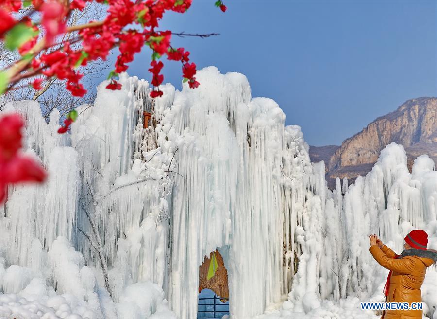 CHINA-HEBEI-PINGSHAN-WINTER SCENERY (CN)