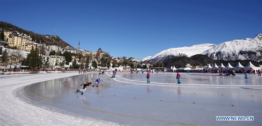 (SP)SWITZERLAND-ST. MORITZ-WINTER YOG-SPEED SKATING