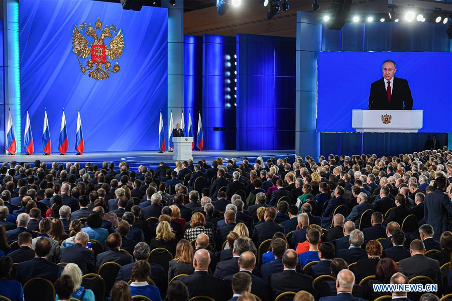 RUSSIA-MOSCOW-PUTIN-ANNUAL ADDRESS