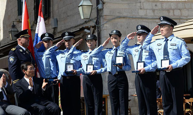 Joint police patrol between China, Croatia launched in Dubrovnik