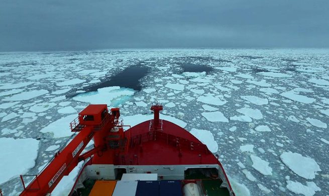 China's Xuelong 2 conducts meteorological observation during China's 36th Antarctic expedition