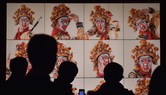 Artworks of monkey figures exhibited in Beijing