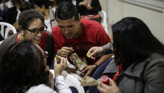 People celebrate Chinese Lunar New Year in Bogota, Colombia