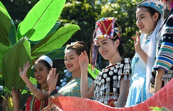 Parade held to celebrate Chinese Lunar New Year in SW China's Yunnan