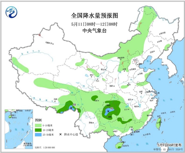 周末前全國降水縮減 東北華北等地氣溫再沖30℃