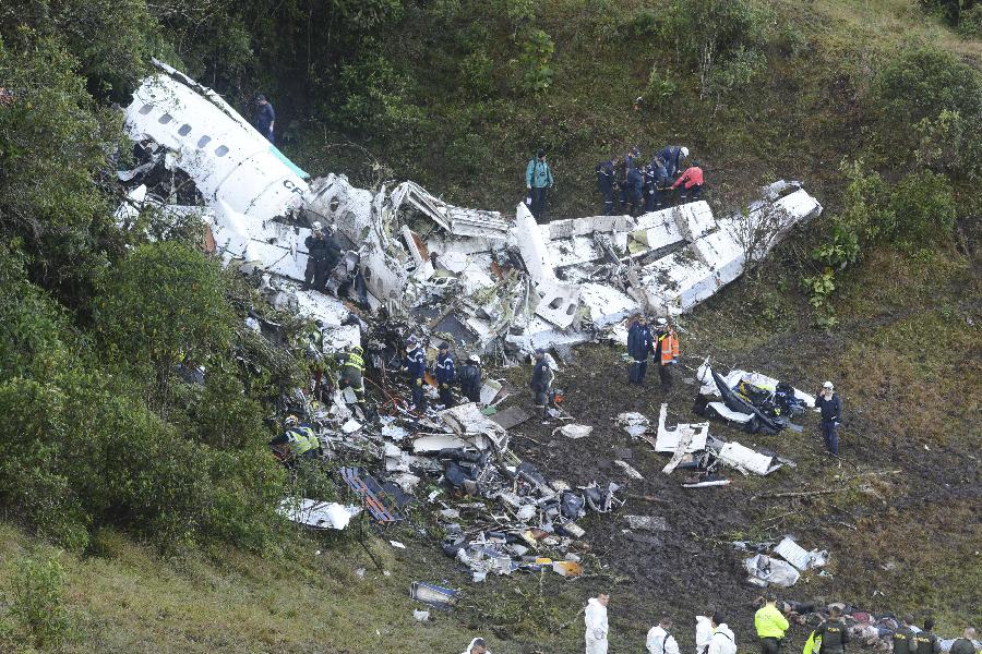 巴西沙佩科恩斯隊遭遇空難