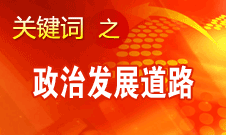 胡錦濤指出，堅(jiān)持走中國(guó)特色社會(huì)主義政治發(fā)展道路和推進(jìn)政治體制改革