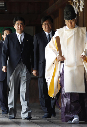 安倍晉三靖國(guó)神社拜鬼