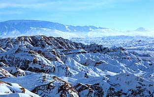 鏡頭帶你走進甘肅張掖平山湖大峽谷 雪后盡顯北國風光壯麗美景